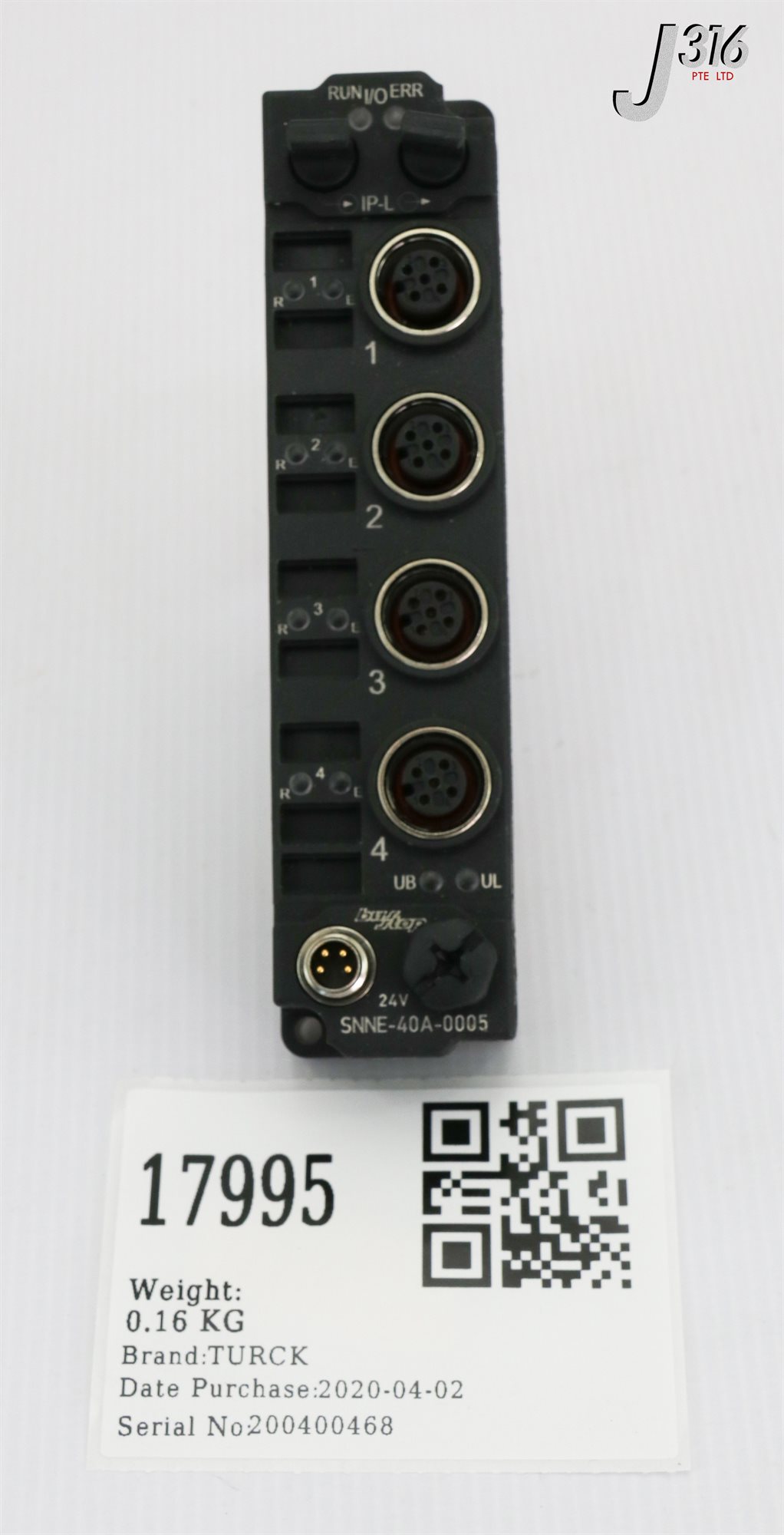 SNNE-40A-0005 - I-O Units (Turck) - Hartfiel Automation